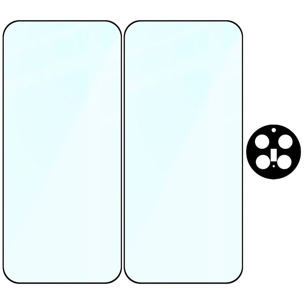 2x Szkło + szybka na aparat Bizon Edge Pack do Vivo X300 Pro - 6