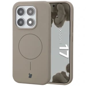 Bizon Soft Case Magnetic Xiaomi 17 light gray