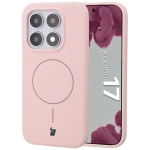 Bizon Soft Case Magnetic Xiaomi 17 light pink