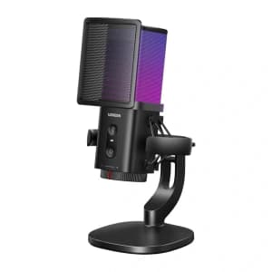 UGREEN CM581 Microphone for Computer 24-bit/96kHz USB-C RGB (black)
