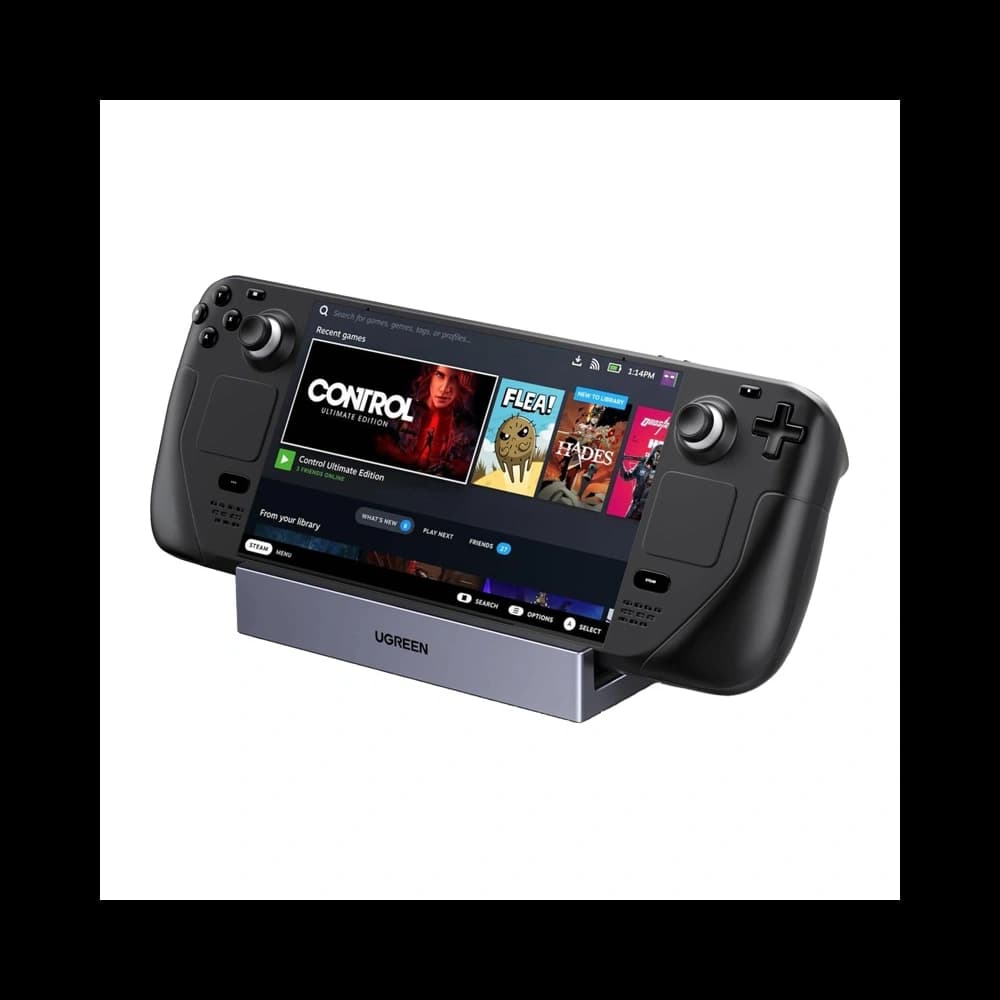 UGREEN CM800 6 az 1-ben Dokkoló Állomás Hordozható Konzolokhoz Steam Deck / Asus ROG Ally USB-C to HDMI 4K 120Hz 2x USB USB-C RJ45 (szürke)
 - 2