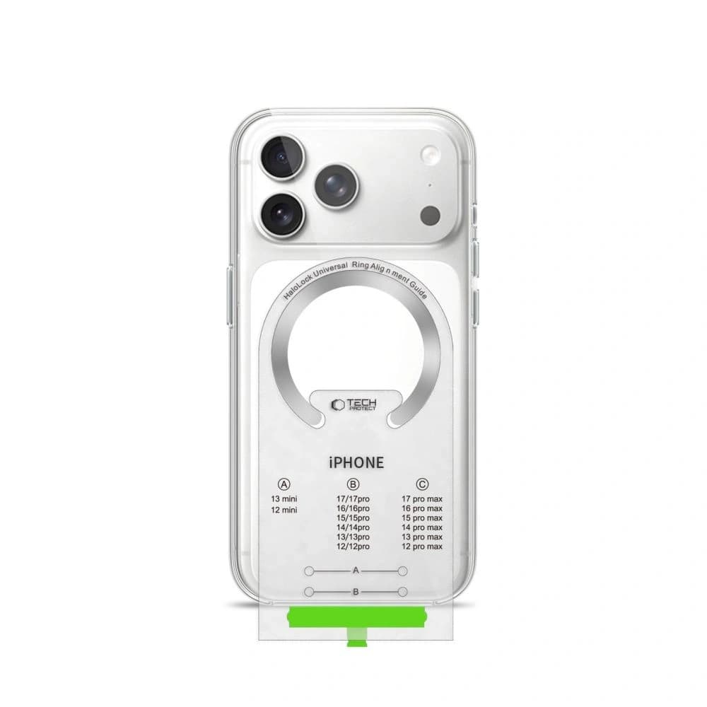 Tech-Protect MMP-210 Magnetický MagSafe Kroužek Tmavě Modrý a Stříbrný [2 BALENÍ]
 - 4