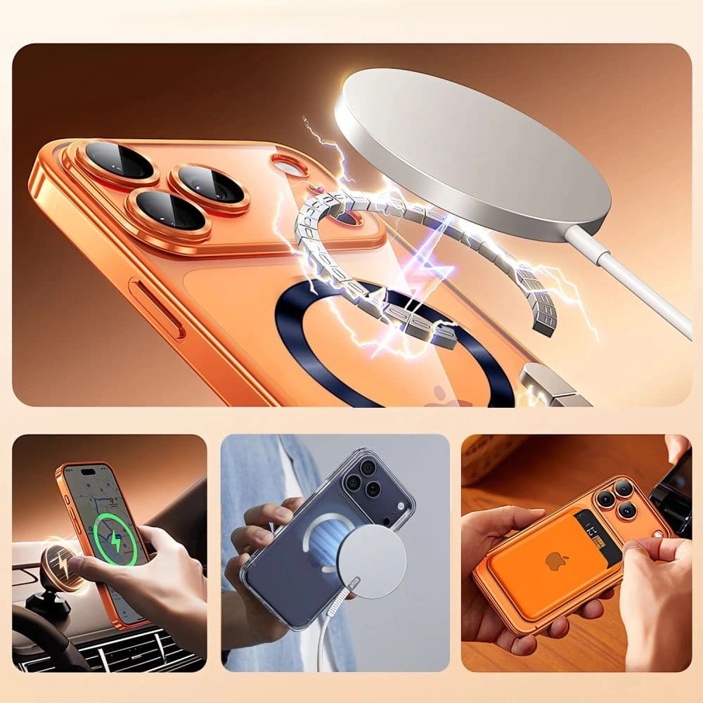 Tech-Protect MMP-210 Magnetický MagSafe Kroužek Tmavě Modrý a Stříbrný [2 BALENÍ]
 - 6