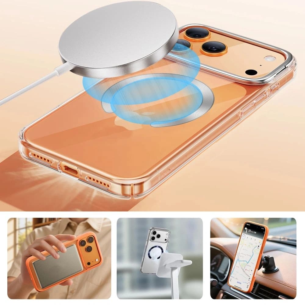 Tech-Protect MMP-210 Magnetický MagSafe Kroužek Tmavě Modrý a Stříbrný [2 BALENÍ]
 - 8