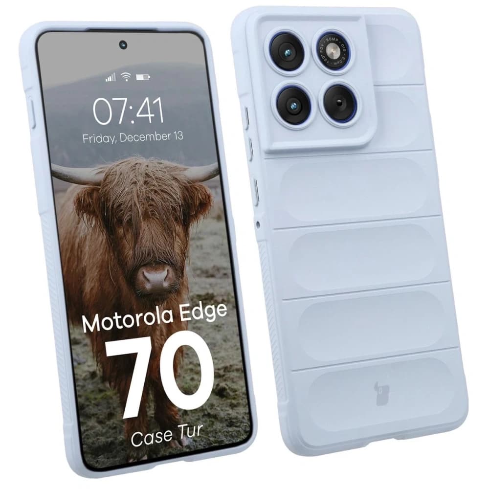 Pancerne etui Bizon Case Tur do Motorola Edge 70 jasnoniebieskie - 1