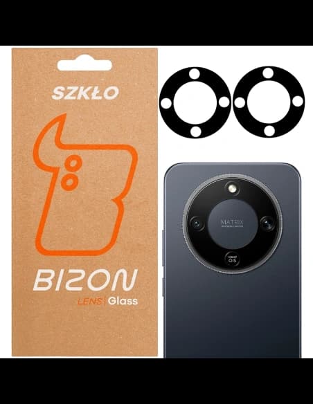 Szkło na aparat Bizon Glass Lens do Honor Magic8 Lite [2 PACK]