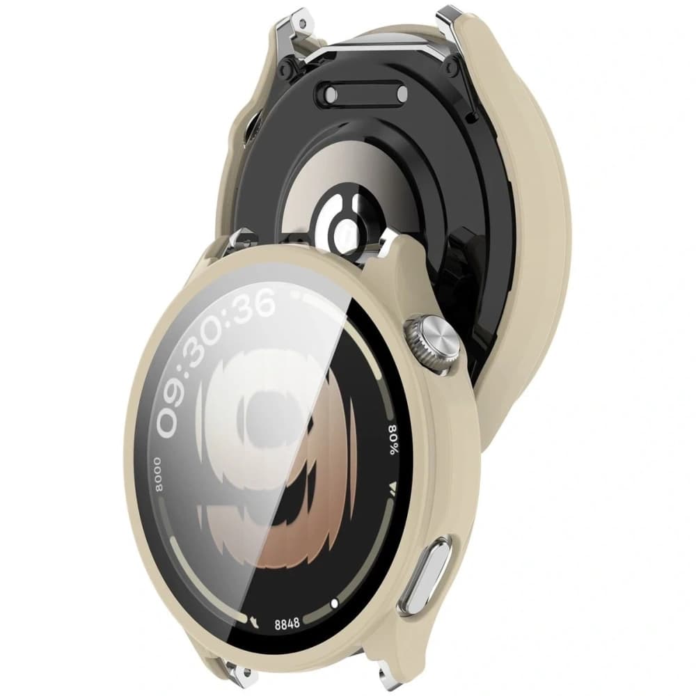 Bizon Case Watch Adamo OnePlus Watch Lite 45mm / Oppo Watch S 45mm bézs
 - 1