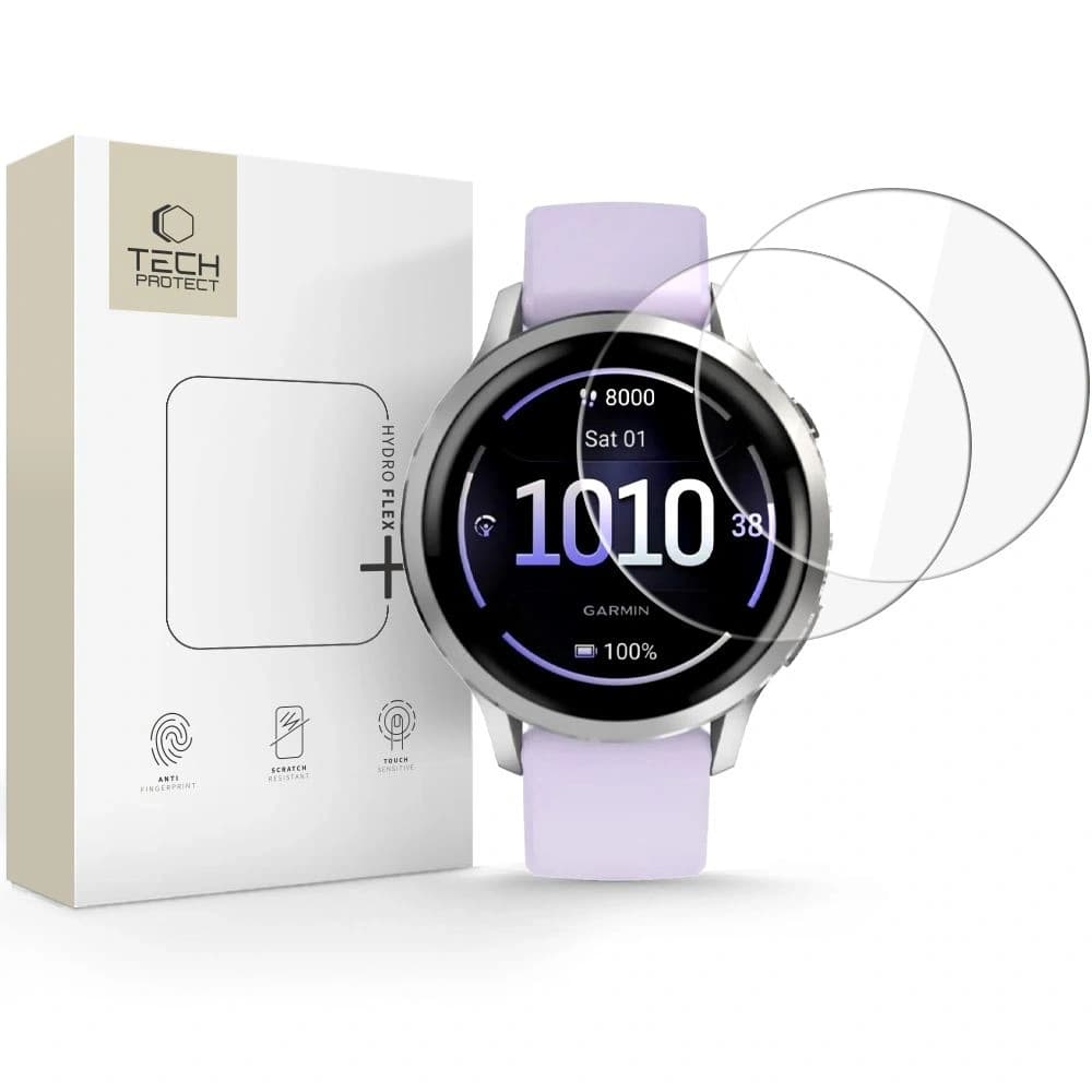 Tech-Protect Hydro Flex+ Garmin Venu 4 41mm Átlátszó [2 CSOMAG]
 - 1