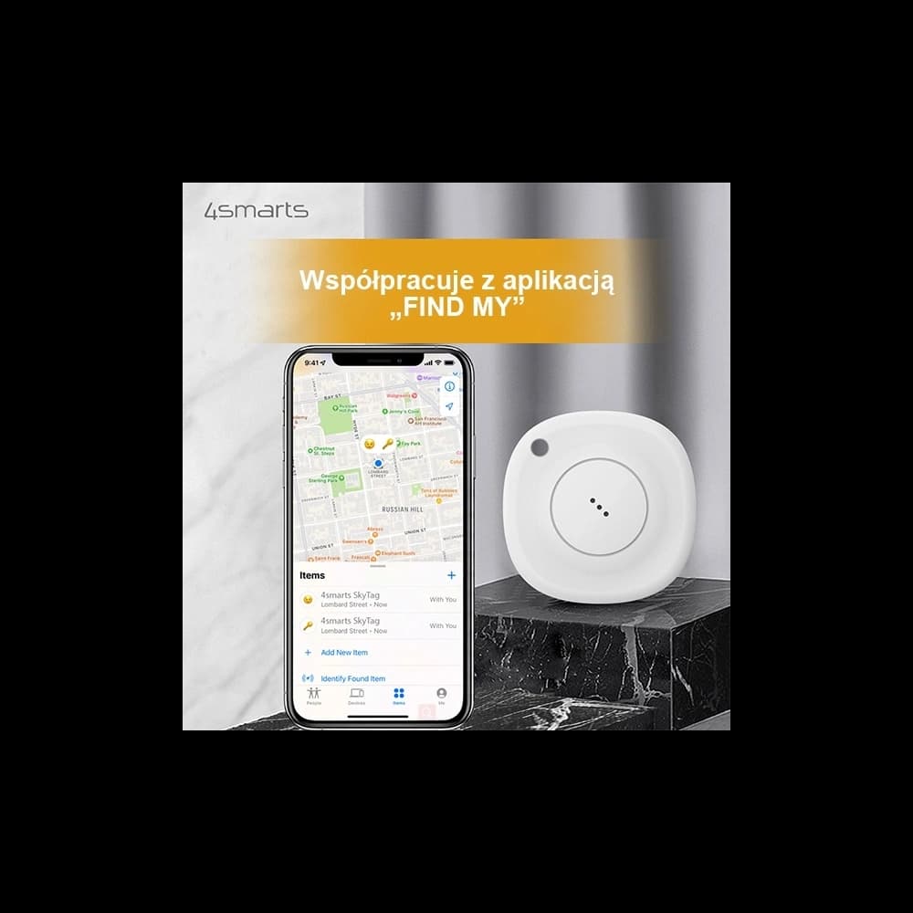 4smarts Location Finder SkyTag White 458860 - 5
