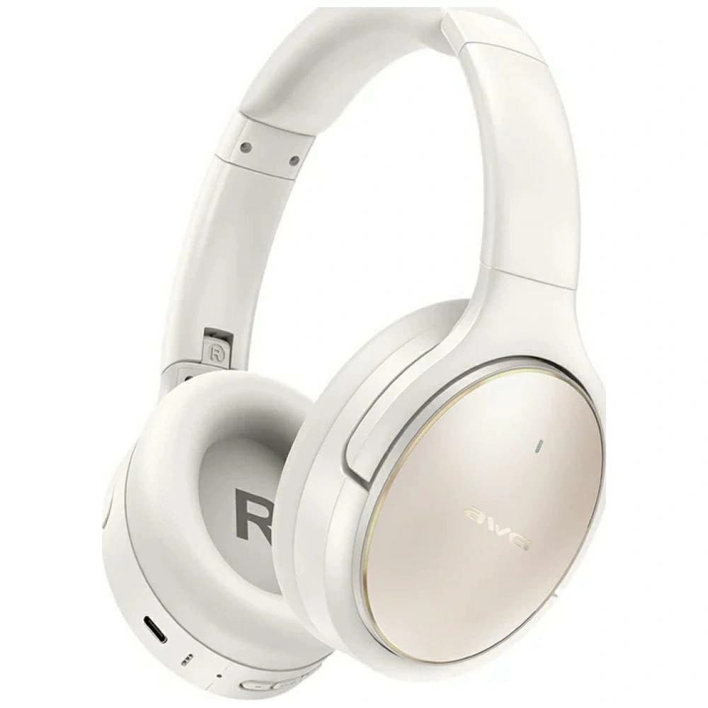 AWEI AT20 Wireless Over-Ear Headphones Bluetooth 6.0 White - 1