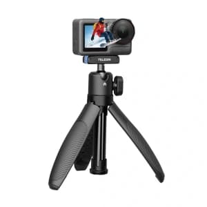 Telesin Quick-Connect Selfie Stick with Tripod DJI Action