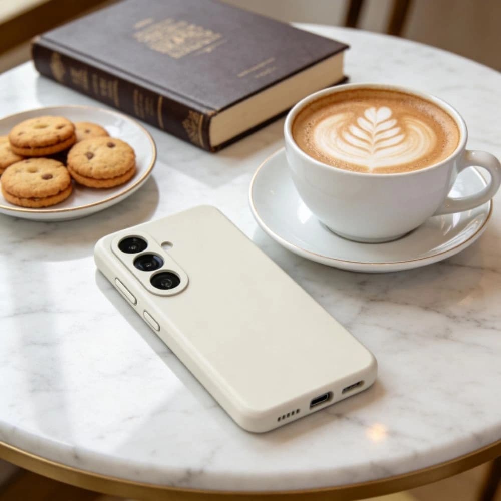 Tech-Protect Silicone MagSafe Samsung Galaxy S26+ Plus Kosmické Latte
 - 3