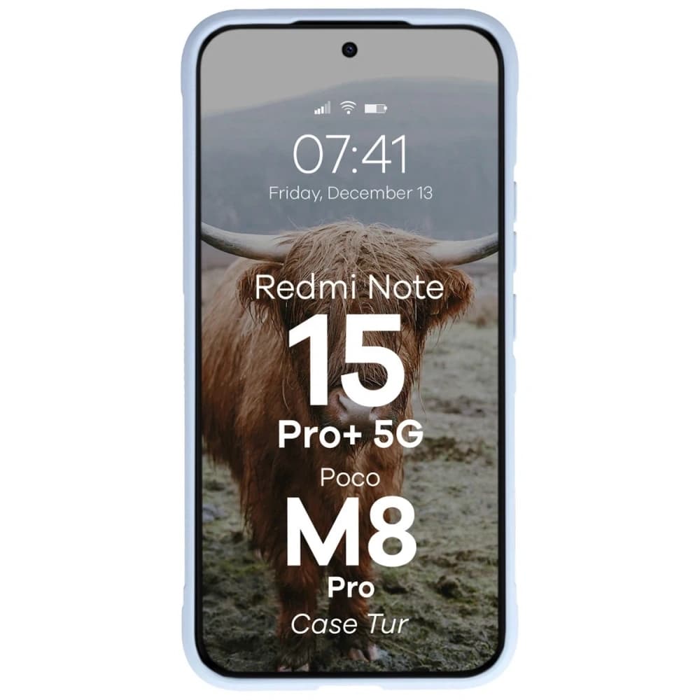 Bizon Case Tur Xiaomi Redmi Note 15 Pro Plus 5G / POCO M8 Pro 5G light blue - 5
