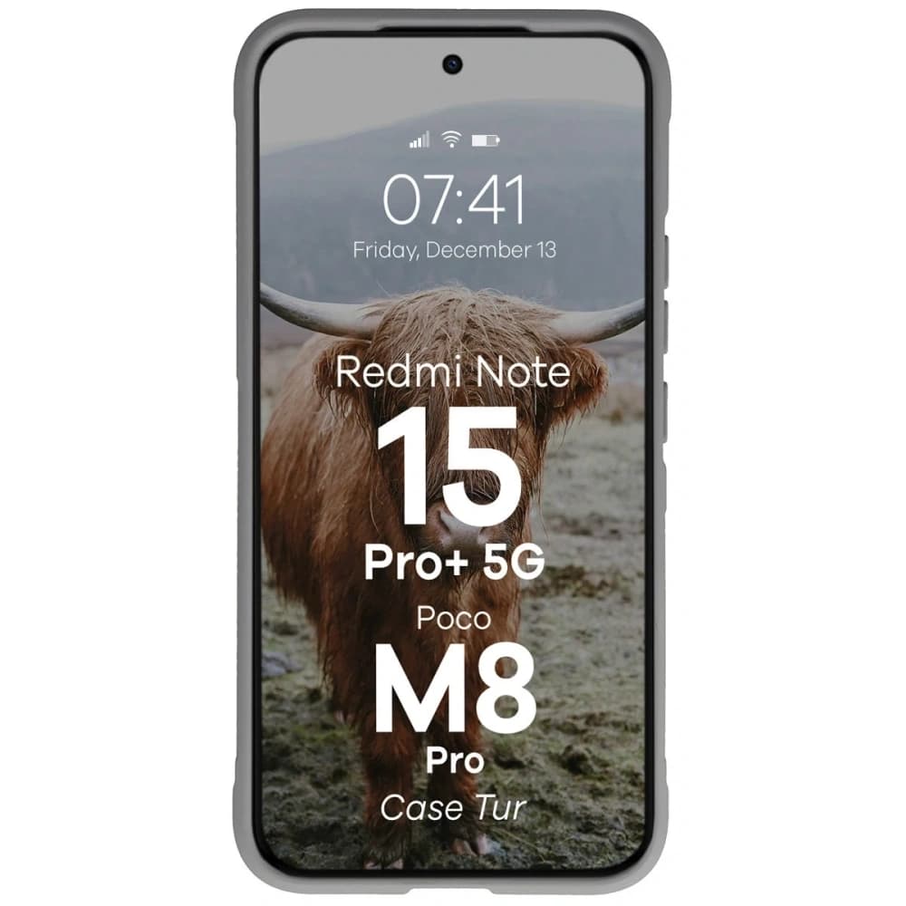 Bizon Case Tur Xiaomi Redmi Note 15 Pro Plus 5G / POCO M8 Pro 5G light grey - 5