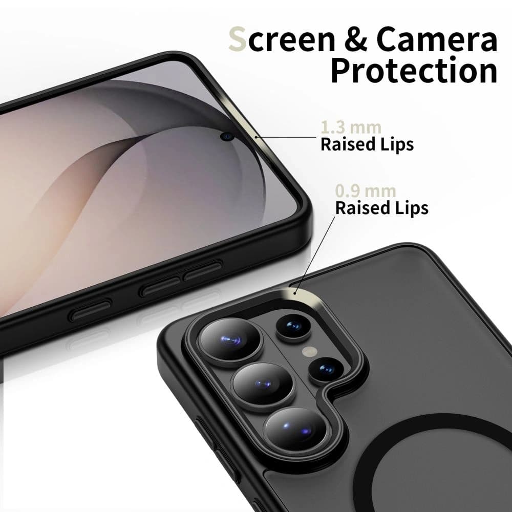 Tech-Protect Magmat MagSafe Samsung Galaxy S26 Ultra Matt Fekete
 - 4