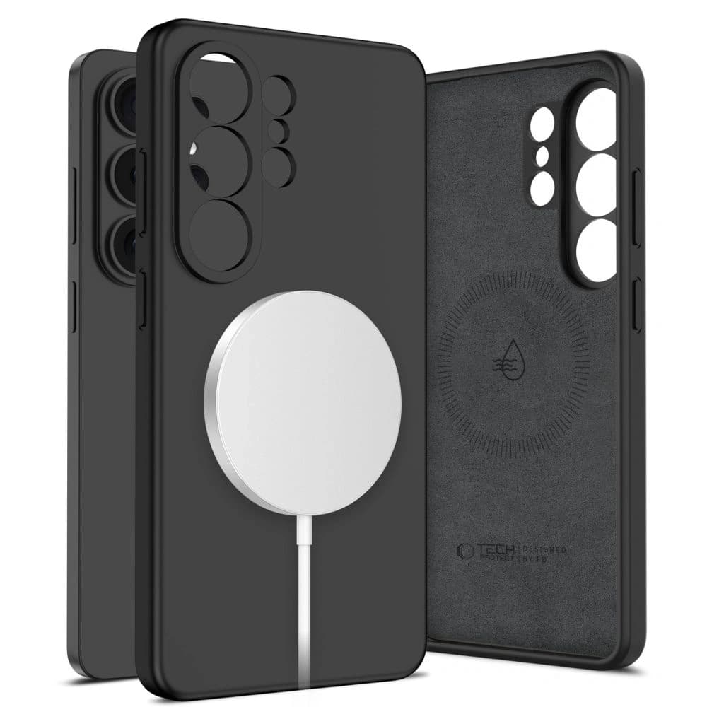 Tech-Protect Silicone MagSafe Samsung Galaxy S26 Ultra Fekete
 - 1