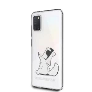 Karl Lagerfeld KLHCA31CFNRC Samsung Galaxy A31 hardcase transparent Choupette Fun