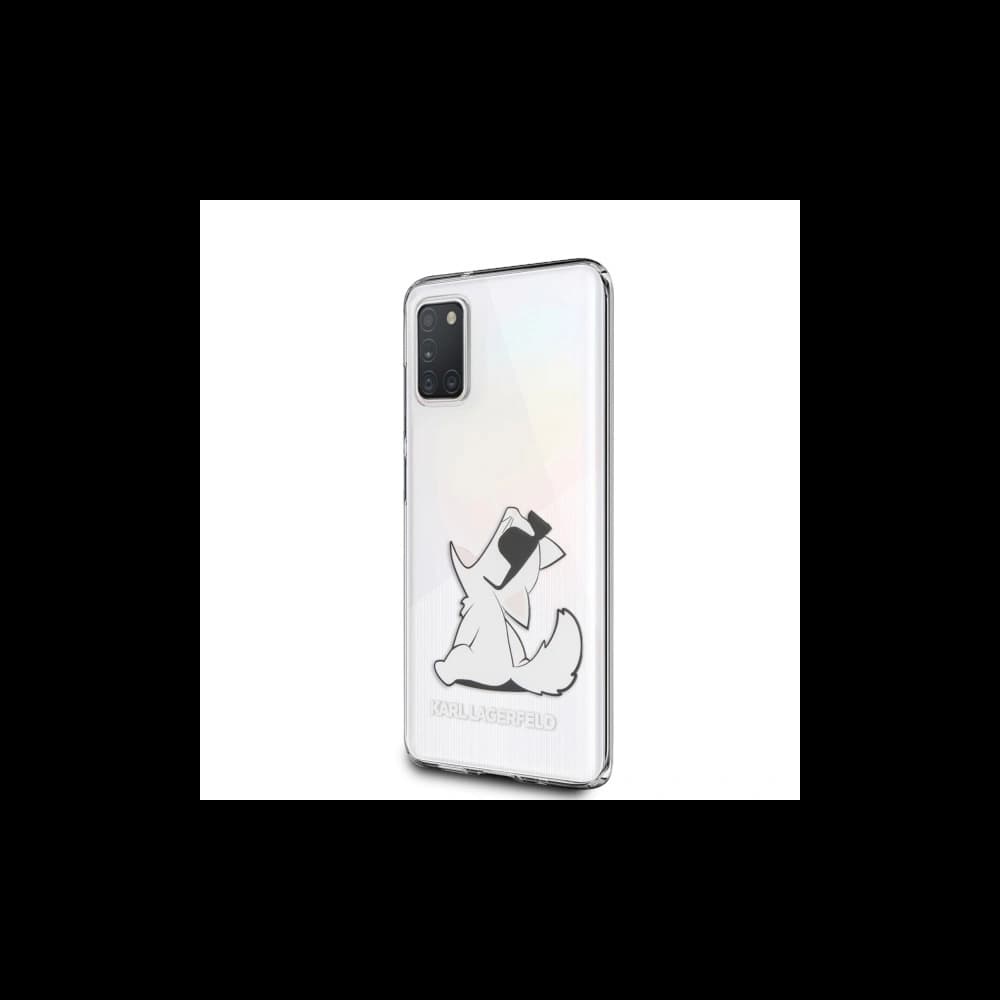 Karl Lagerfeld Samsung Tasche KLHCA31CFNRC Galaxy A31 Hartschalenkoffer transparent Choupette Fun - 1