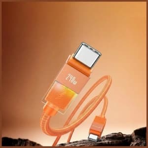 USAMS U93 240W USB-C / USB-C Cable 1.2m Orange