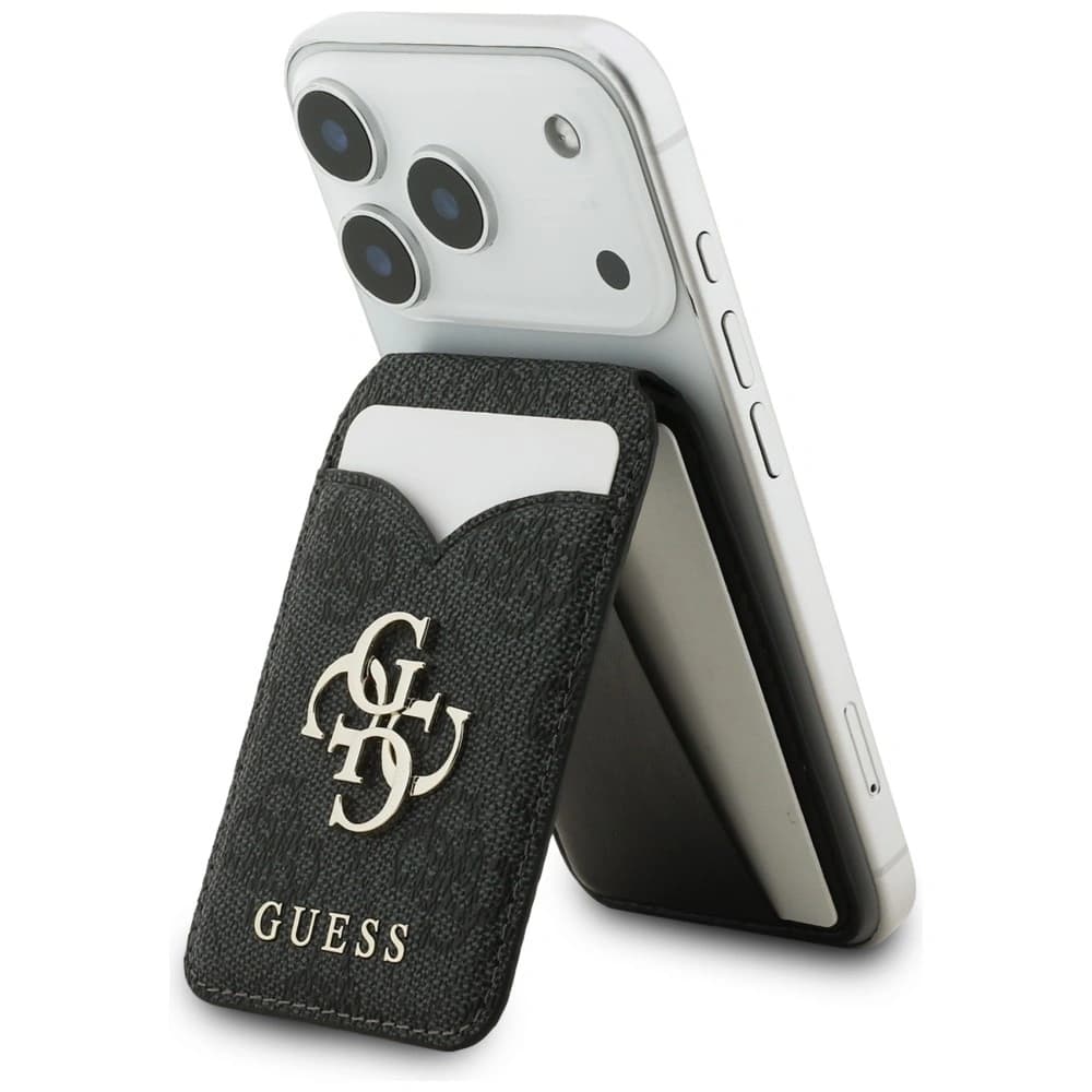 Guess 4G Stand & Mirror MagSafe Wallet Black - 3