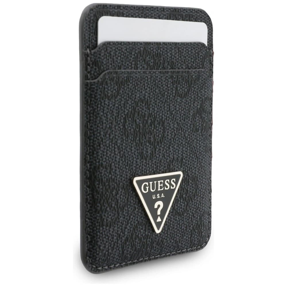 Guess triangle MagSafe Wallet + Hand strap set Black - 4