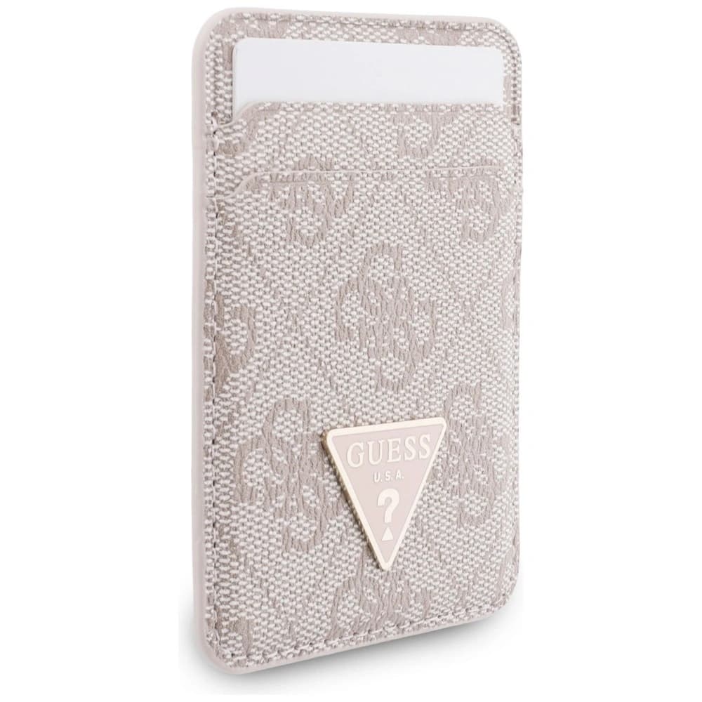 Guess triangle MagSafe Wallet + Hand strap set Pink - 4