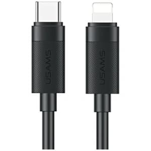 USAMS U94 30W USB-C / Lightning Cable 1m Black