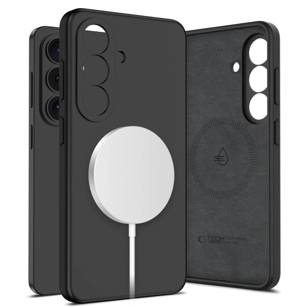 Tech-Protect Szilikon MagSafe Samsung Galaxy S26 Fekete
 - 1