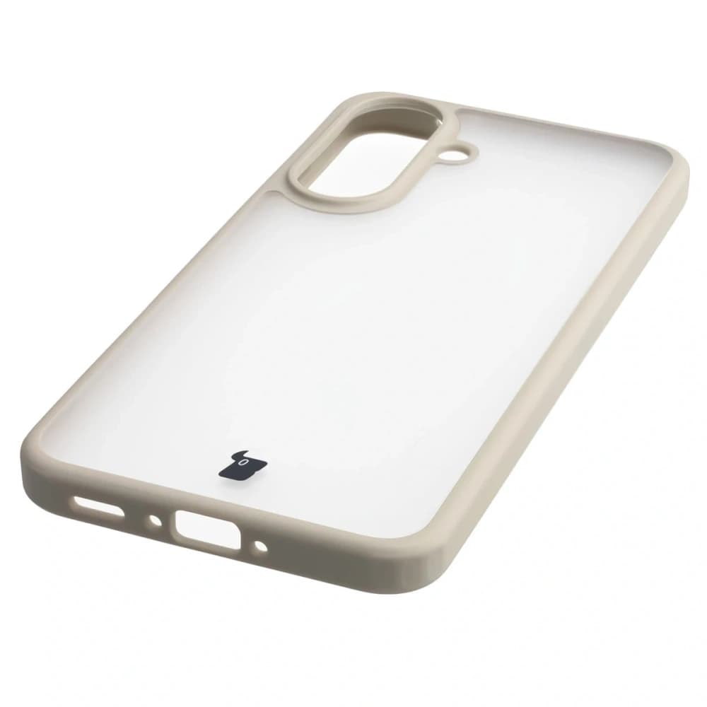 Bizon Case Angelo Samsung Galaxy A37 5G / A36 5G halbtransparent mit einem beigen Rahmen
 - 5