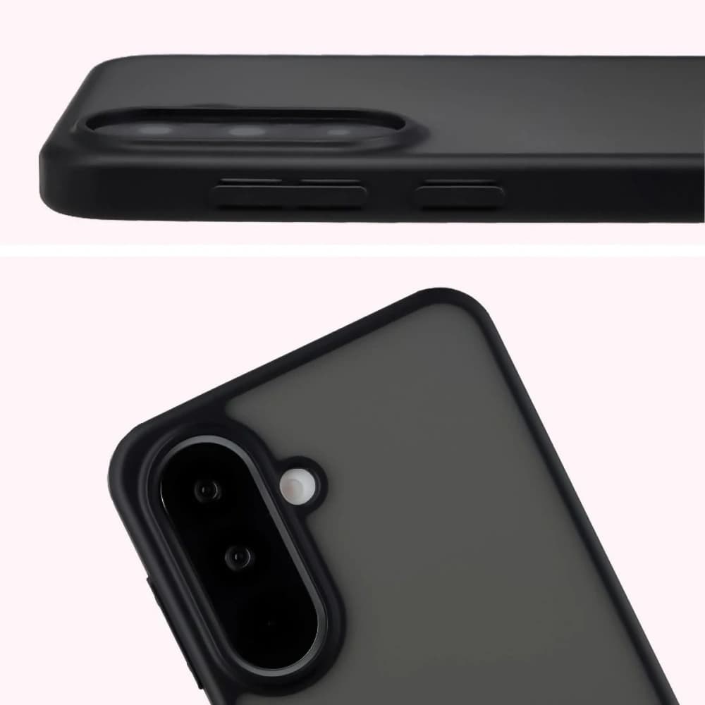 Bizon Case Angelo Samsung Galaxy A37 5G / A36 5G rauchig mit einem schwarzen Rahmen
 - 3