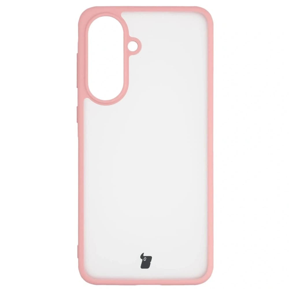 Bizon Case Angelo Samsung Galaxy A57 5G semi-transparent cu un cadru roz deschis
 - 2