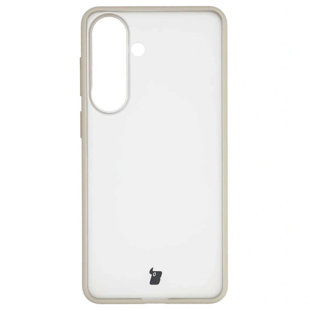 Bizon Case Angelo Samsung Galaxy S26+ Plus poloprůhledný s béžovým rámem
 - 2