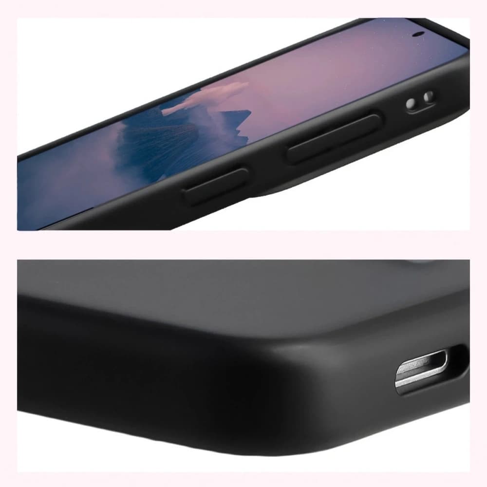 Etui Bizon Case Angelo do Samsung Galaxy S26+ Plus przydymione z czarną ramką - 4