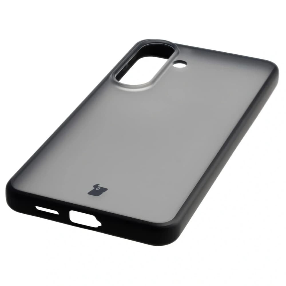 Etui Bizon Case Angelo do Samsung Galaxy S26+ Plus przydymione z czarną ramką - 5