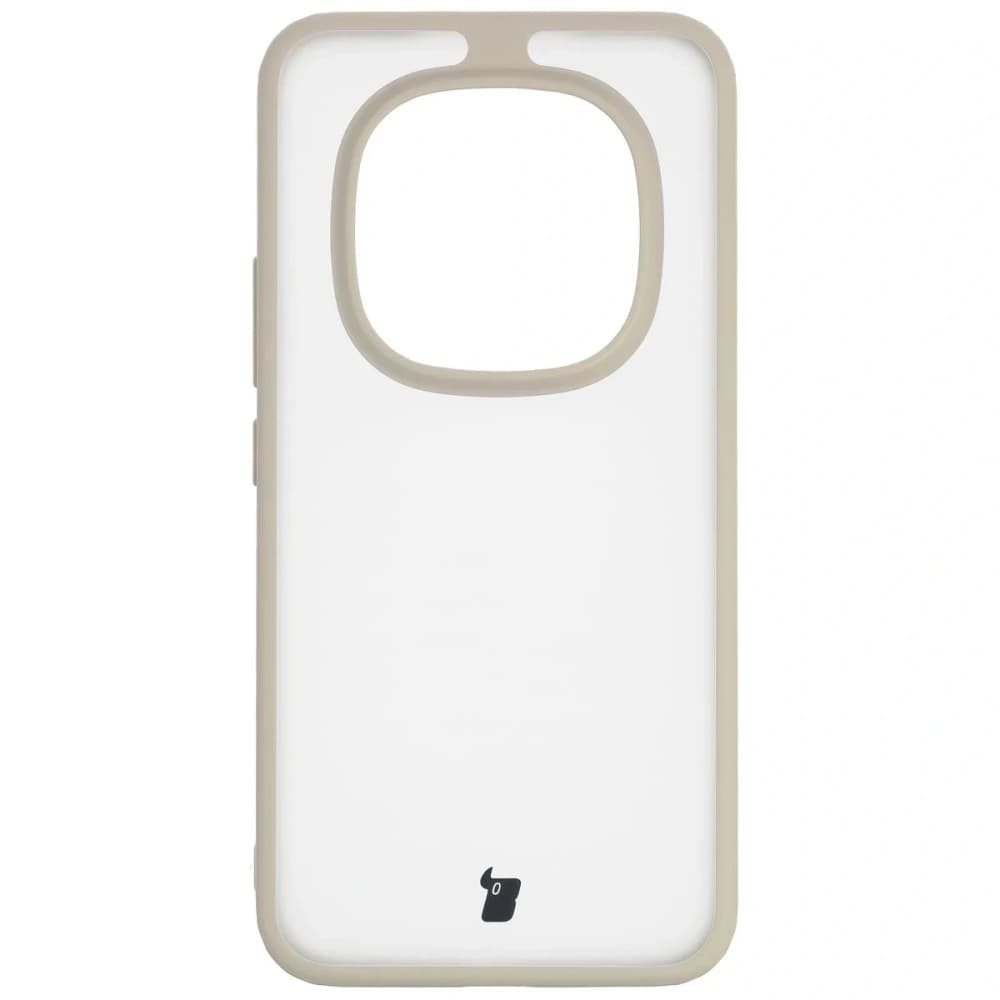 Bizon Case Angelo Xiaomi Redmi Note 15 Pro+ Plus 5G / POCO M8 Pro 5G semi-transparent with a beige frame - 2