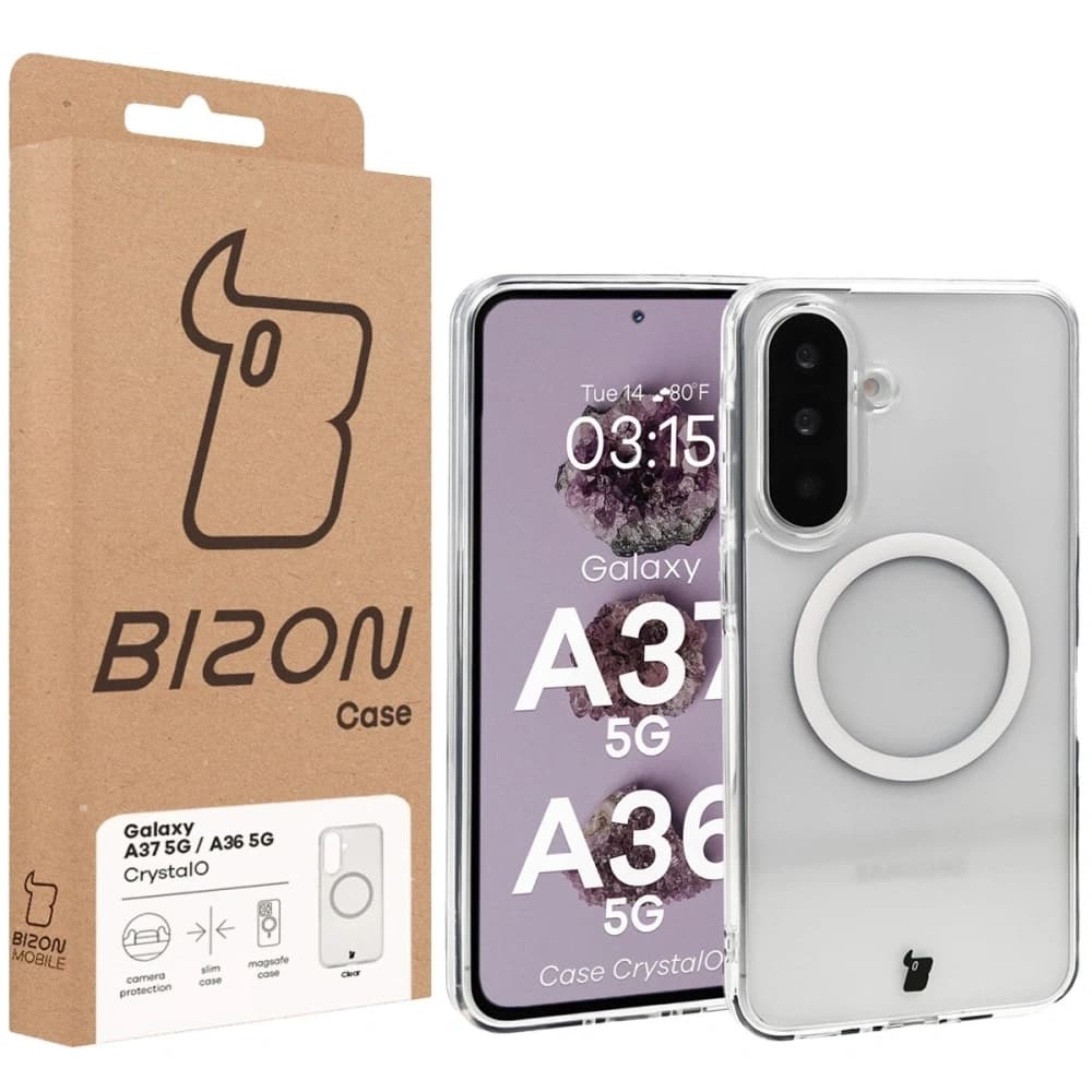 Bizon Case CrystalO Magnetic Samsung Galaxy A37 5G / A36 5G klar
 - 7