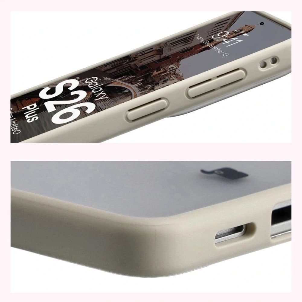 Bizon Case MatteO Magnetic Samsung Galaxy S26+ Plus fumuriu bej
 - 5