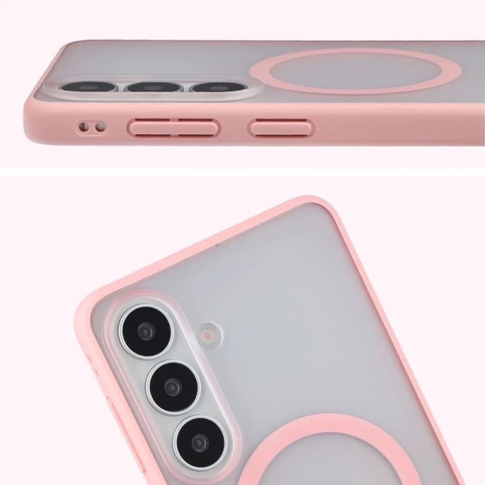 Bizon Case MatteO Magnetic Samsung Galaxy S26+ Plus füstös világos rózsaszín
 - 4