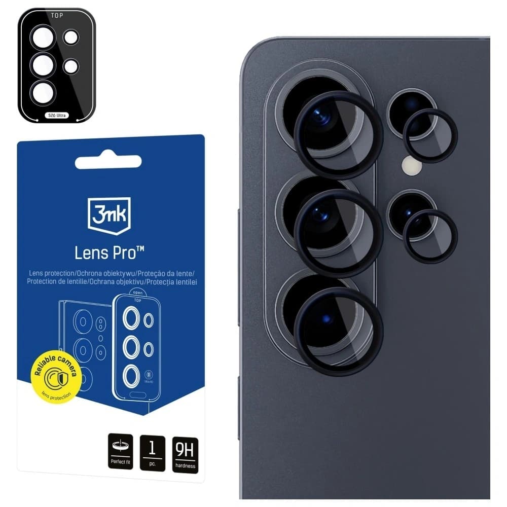 3MK Lens Protection Pro Samsung Galaxy S26 Ultra fekete
 - 1