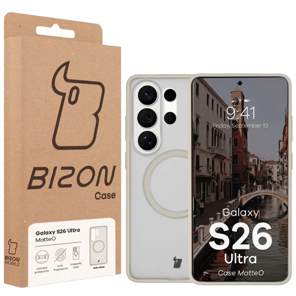 Bizon Case MatteO Magnetic Samsung Galaxy S26 Ultra kouřový béžový
 - 7
