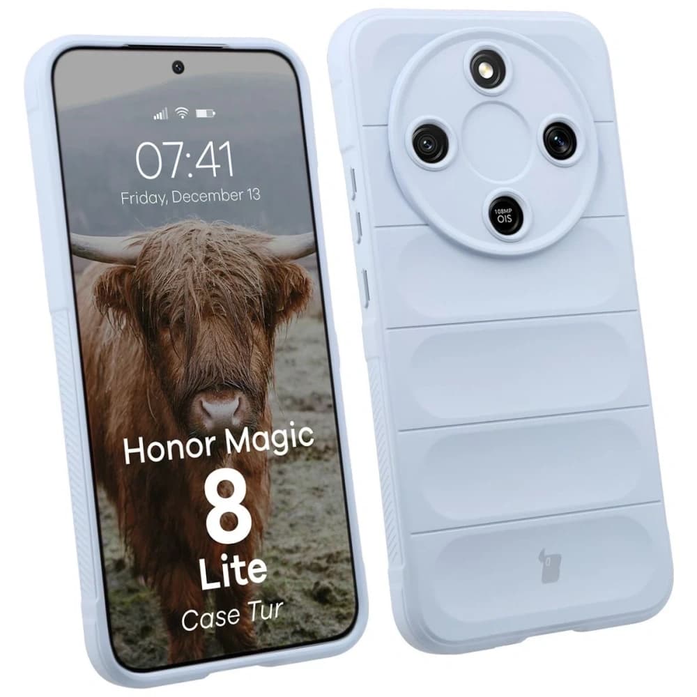 Bizon Case Tur Honor Magic8 Lite light blue - 1