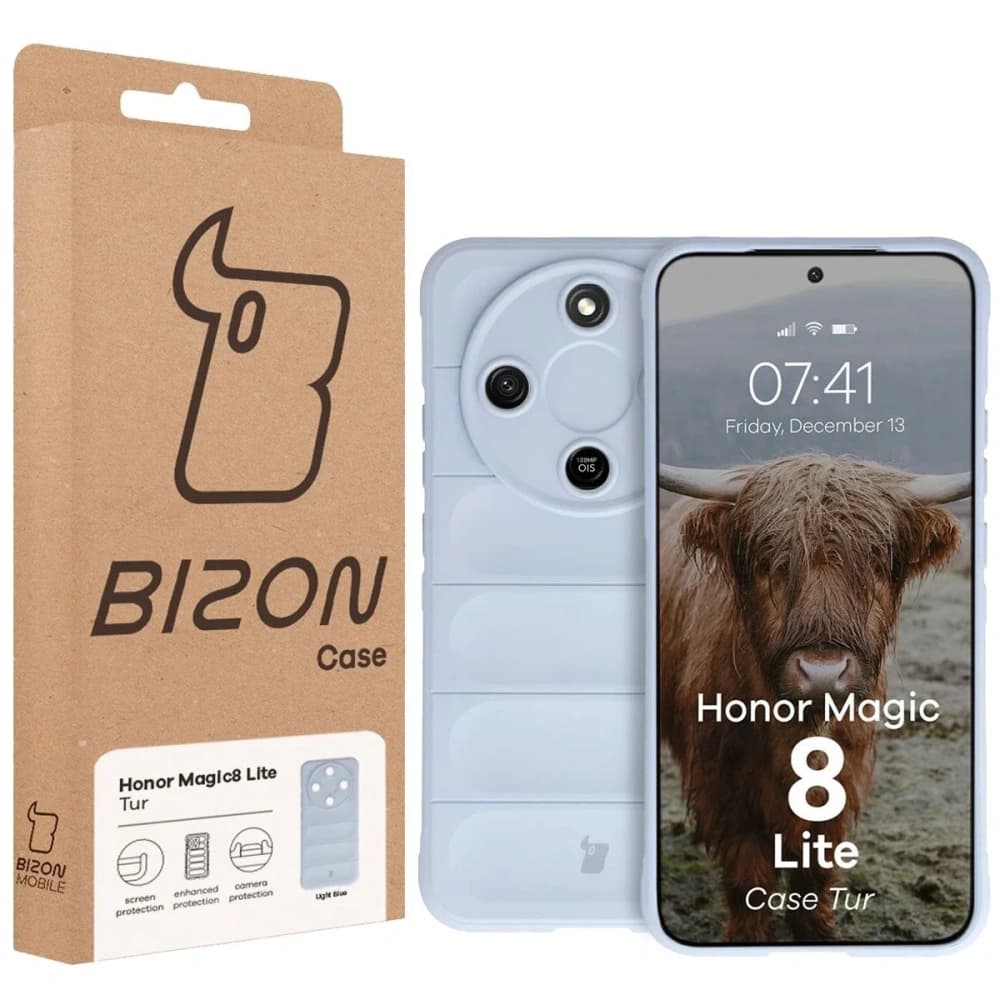 Bizon Case Tur Honor Magic8 Lite light blue - 8