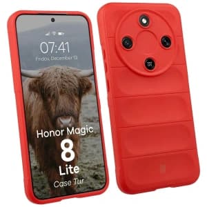 Bizon Case Tur Honor Magic8 Lite piros

