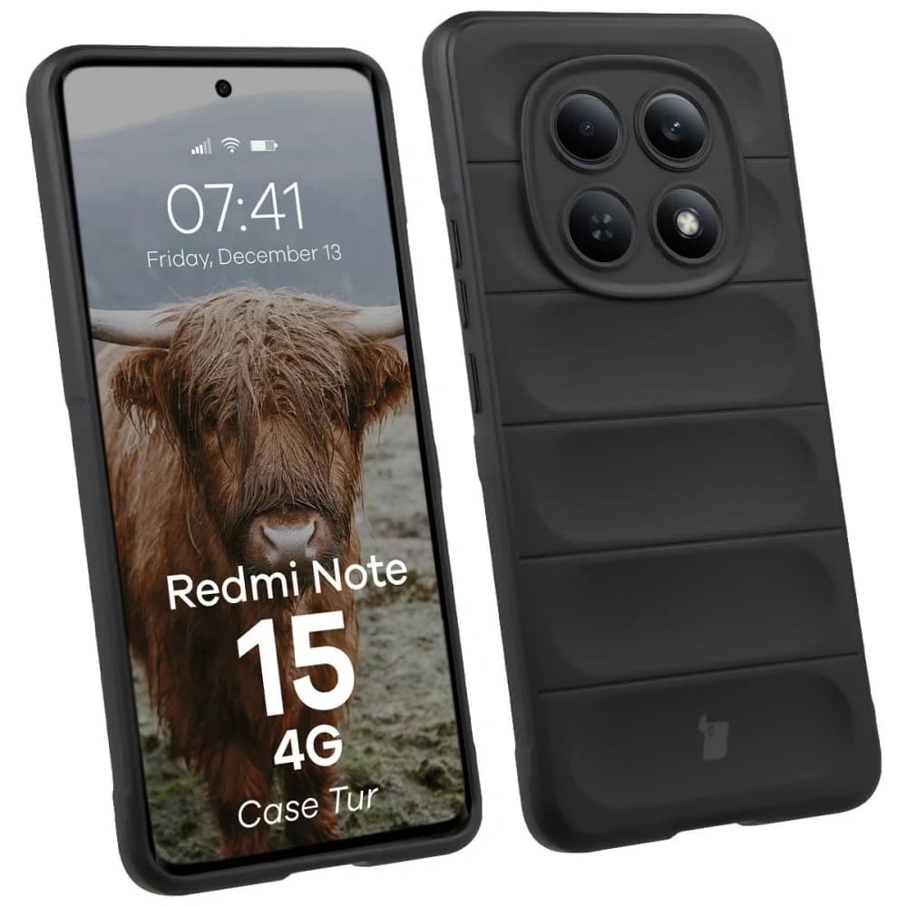 Pancerne etui Bizon Case Tur do Xiaomi Redmi Note 15 4G czarne - 1