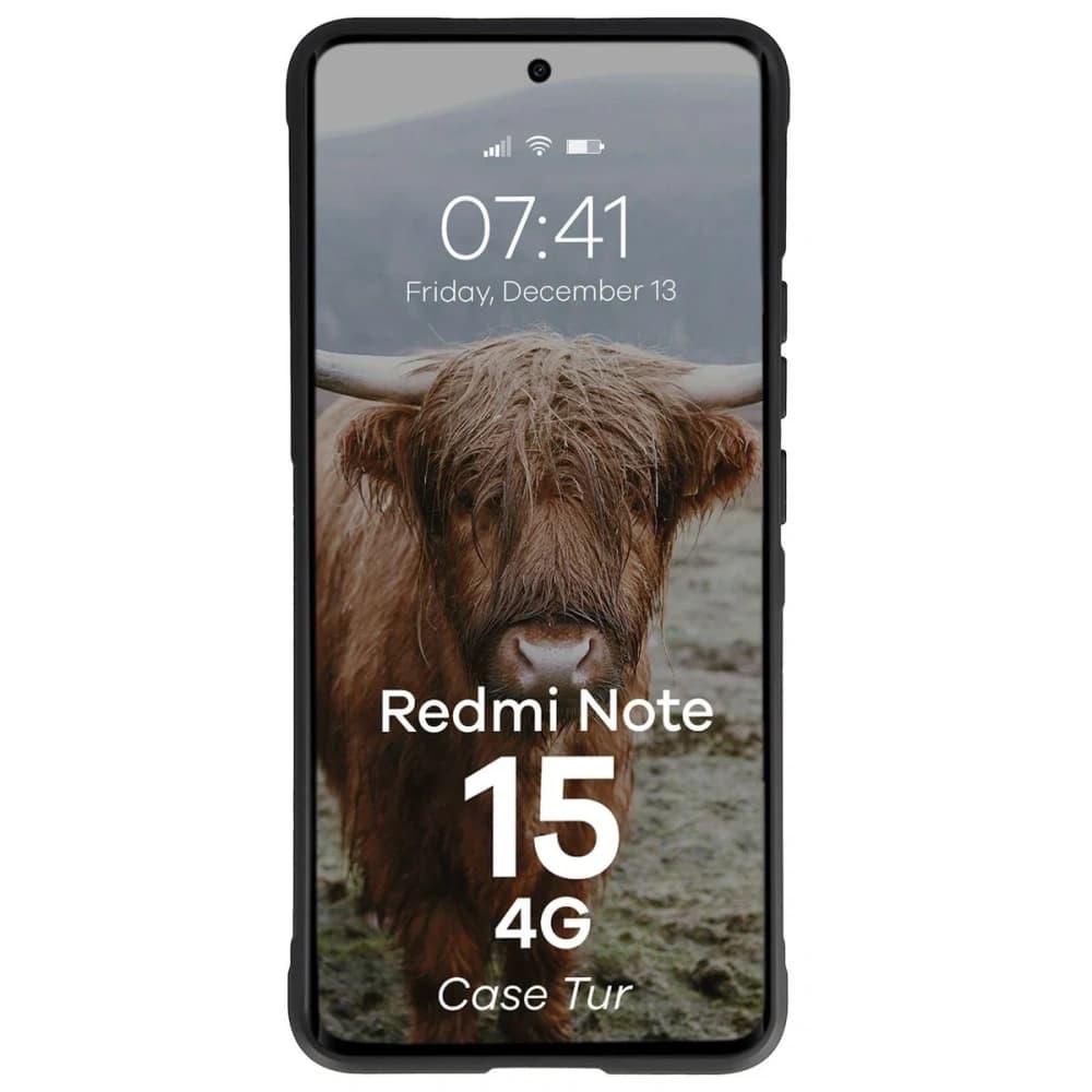 Pancerne etui Bizon Case Tur do Xiaomi Redmi Note 15 4G czarne - 5