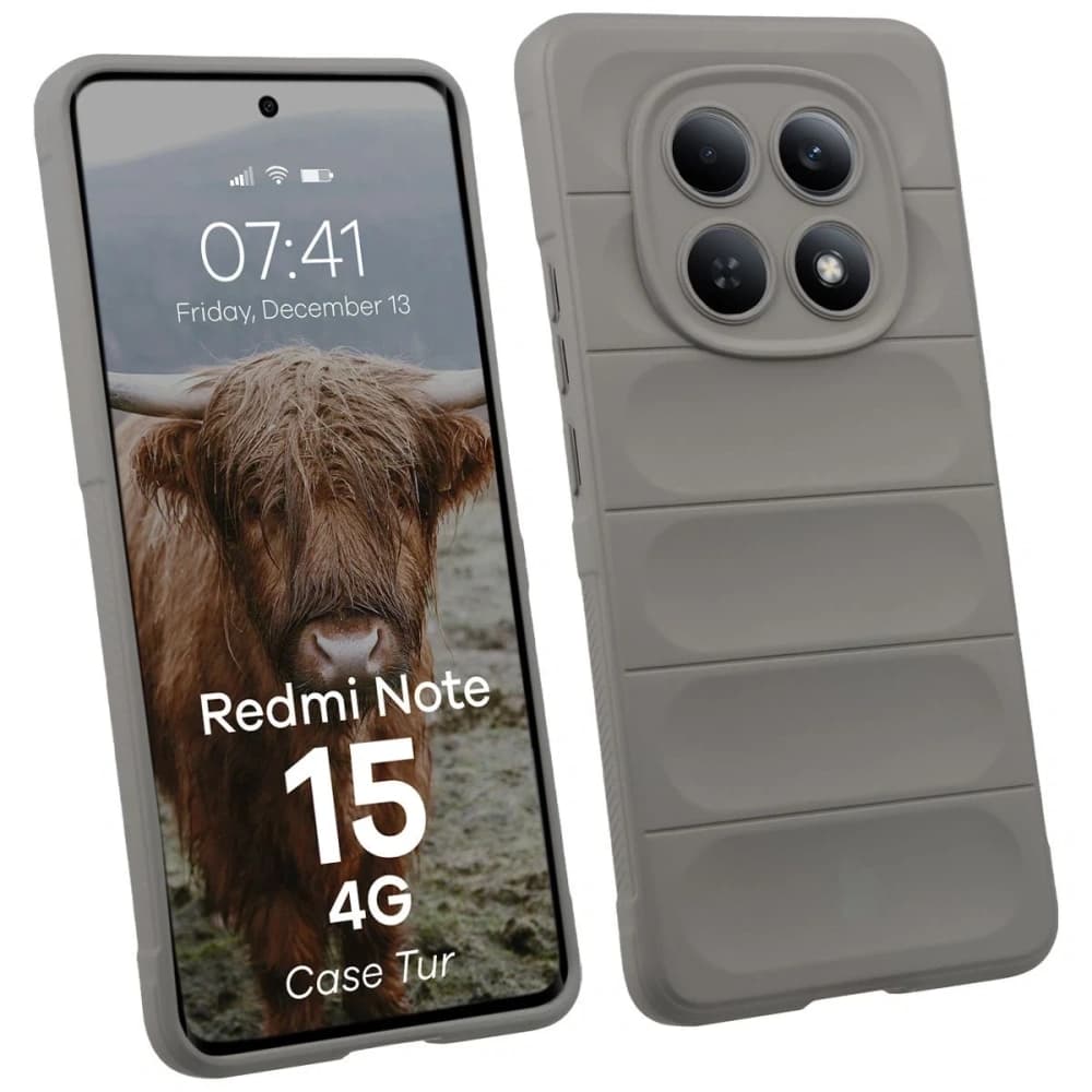 Bizon Case Tur Xiaomi Redmi Note 15 4G light gray - 1