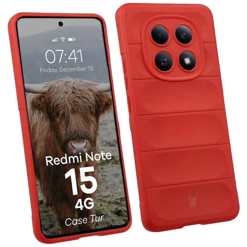 Bizon Case Tur Xiaomi Redmi Note 15 4G roșu
 - 1