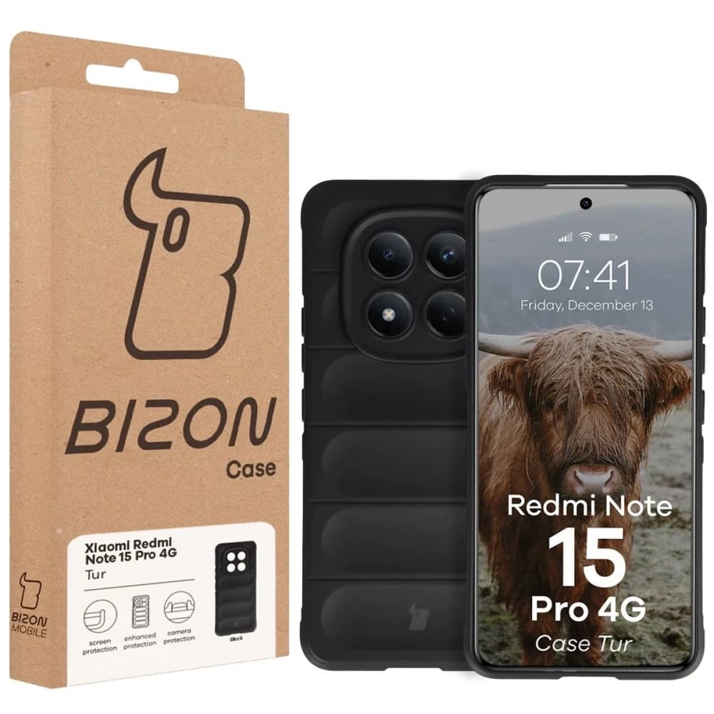 Pancerne etui Bizon Case Tur do Xiaomi Redmi Note 15 Pro 4G czarne - 8