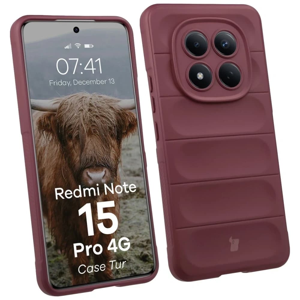 Bizon Case Tur Xiaomi Redmi Note 15 Pro 4G burgunder
 - 1