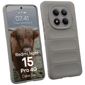 Bizon Case Tur Xiaomi Redmi Note 15 Pro 4G hellgrau
